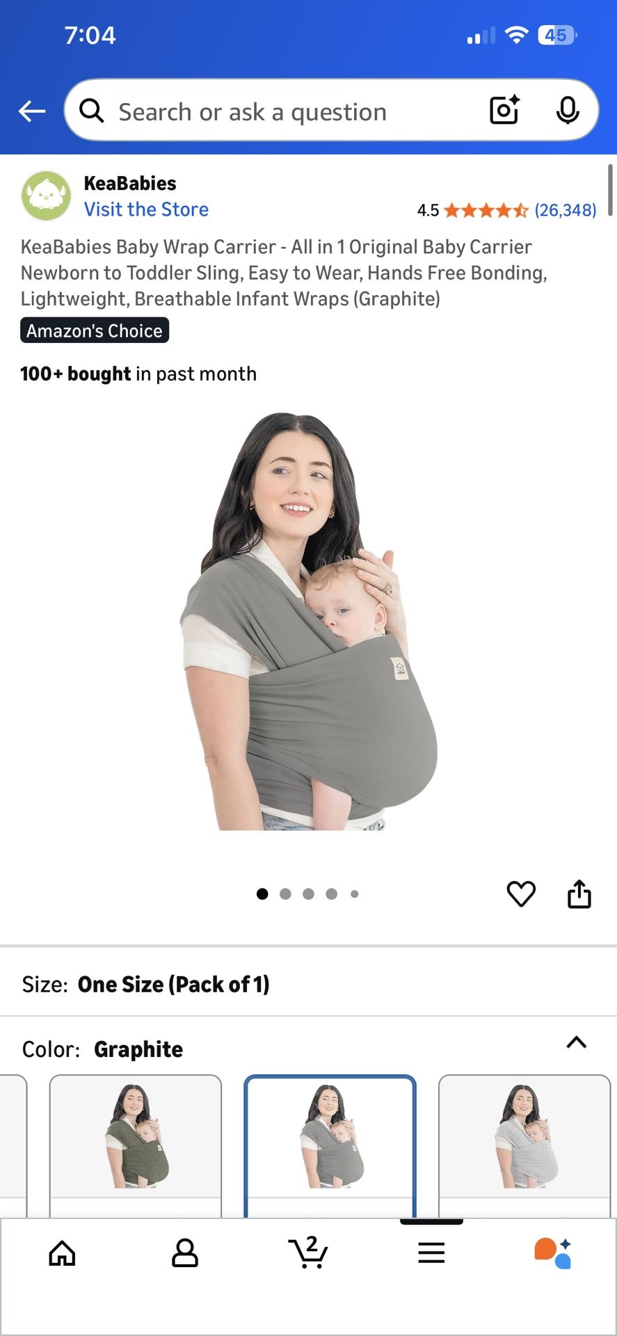 Baby Wrap Carrier