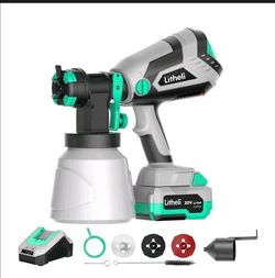 Litheli 20V Cordless Paint Sprayer with Battery