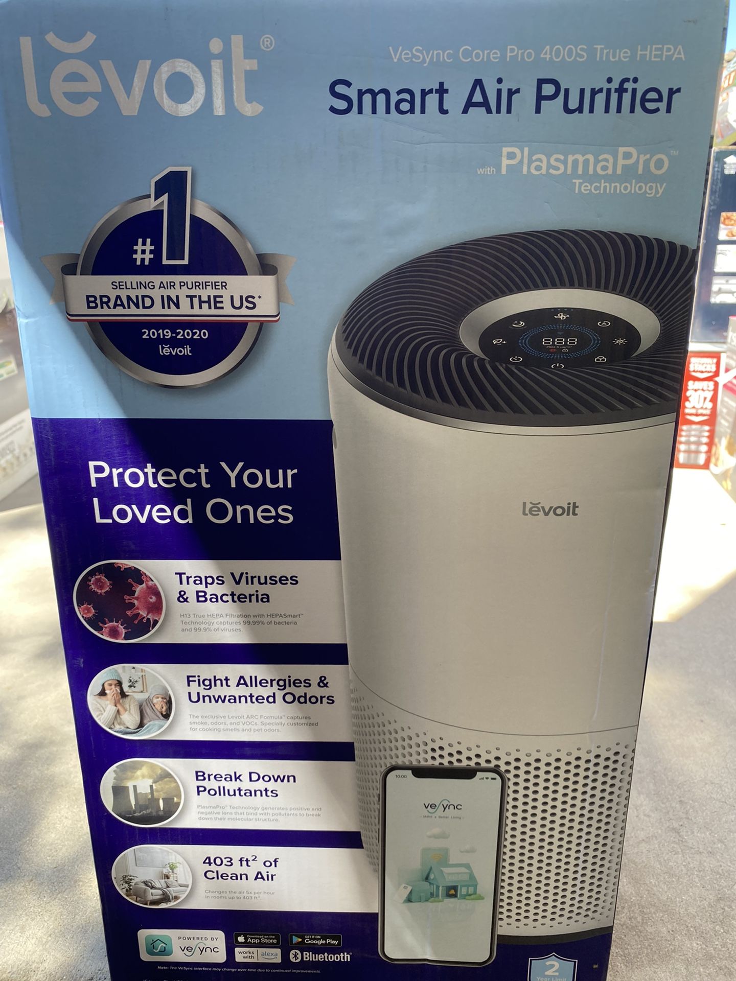 Levoit Smart Air Purifier 400s True Hepa