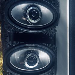 Pioneer 4” X 6” 2 Way Speaker Pair “gently Used”