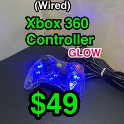 🎮 ✨ Xbox 360 Wired Controller • Blue Glow / LED • Xbox 360 Compatible ✨ 🎮 . . . . . . . . . . . . . . . . . . . . . . . . . . . . . . . . . . . . . 