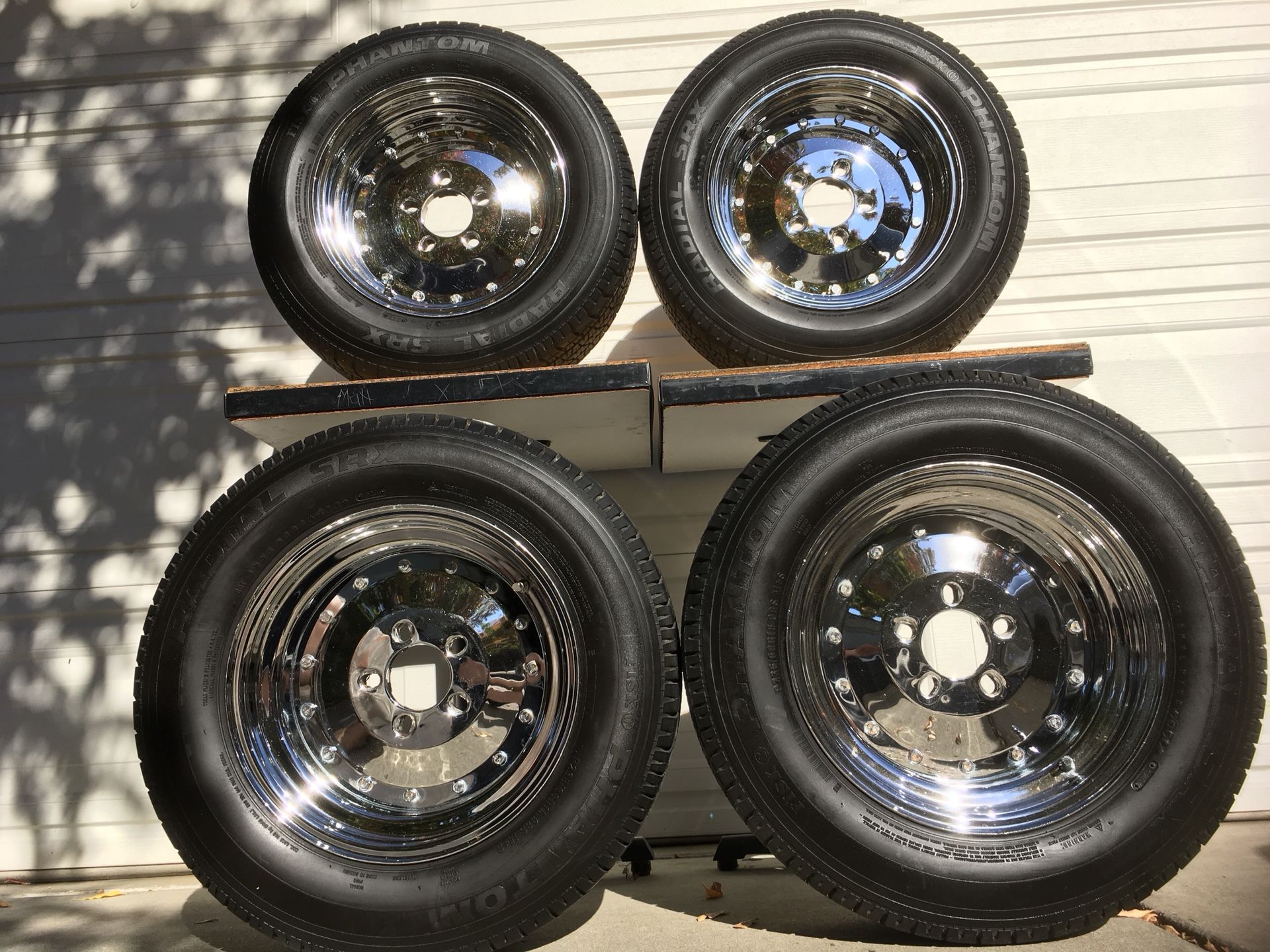Cragar sst wheels 5 lug staggered dish rims Chevy mopar Ford etc.