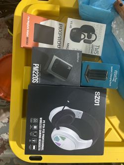 New Electronics Bundle - Headset, Label Printer, Switch Dock & More