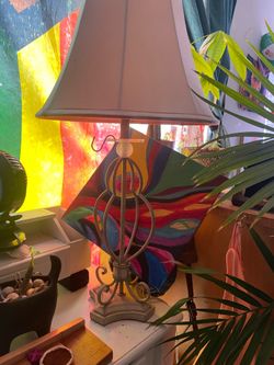 Pair of lamp vintage looking