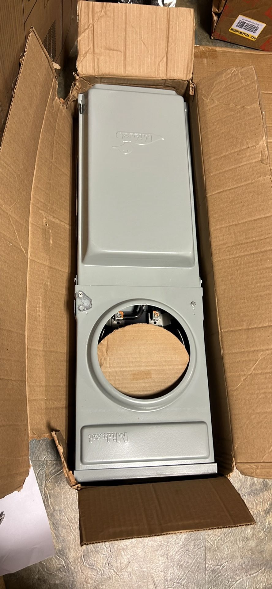 100 Amp 6-Space 12-Circuit Main Breaker Underground Ringless Metered Temporary Power Panel (R138MBC033U)