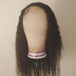 24 Inch Deep Wave 7x5 Human Hair Wig