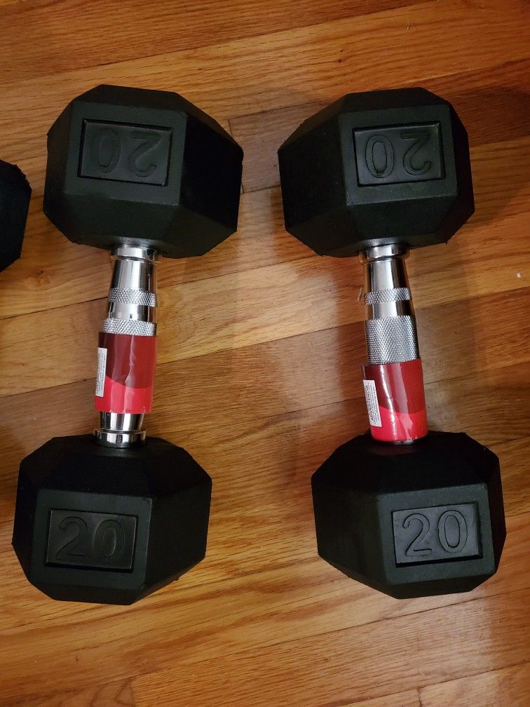 Weights; 20lb dumbbell; new- $80