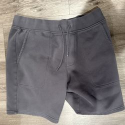 Mens Ugg Shorts Grey Embroidered On Back Pocket Area Like New 