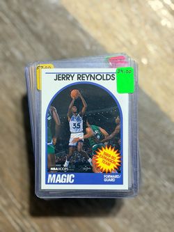 1989-90 NBA Hoops Jerry Reynolds Magic Card