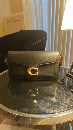 Coach Tabby Shoulder Bag Black Leather