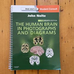 The Human Brain in Photographs and Diagrams - John Nolte Fourth Edition