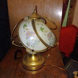 Glass Globe Shade Lamp