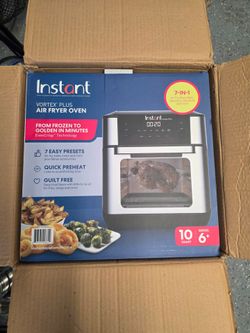 Brand New Instant Vortex Plus Air Fryer Oven (7-in-1) – Never Used