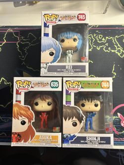 Evangelion Anime Funko Pop Set 