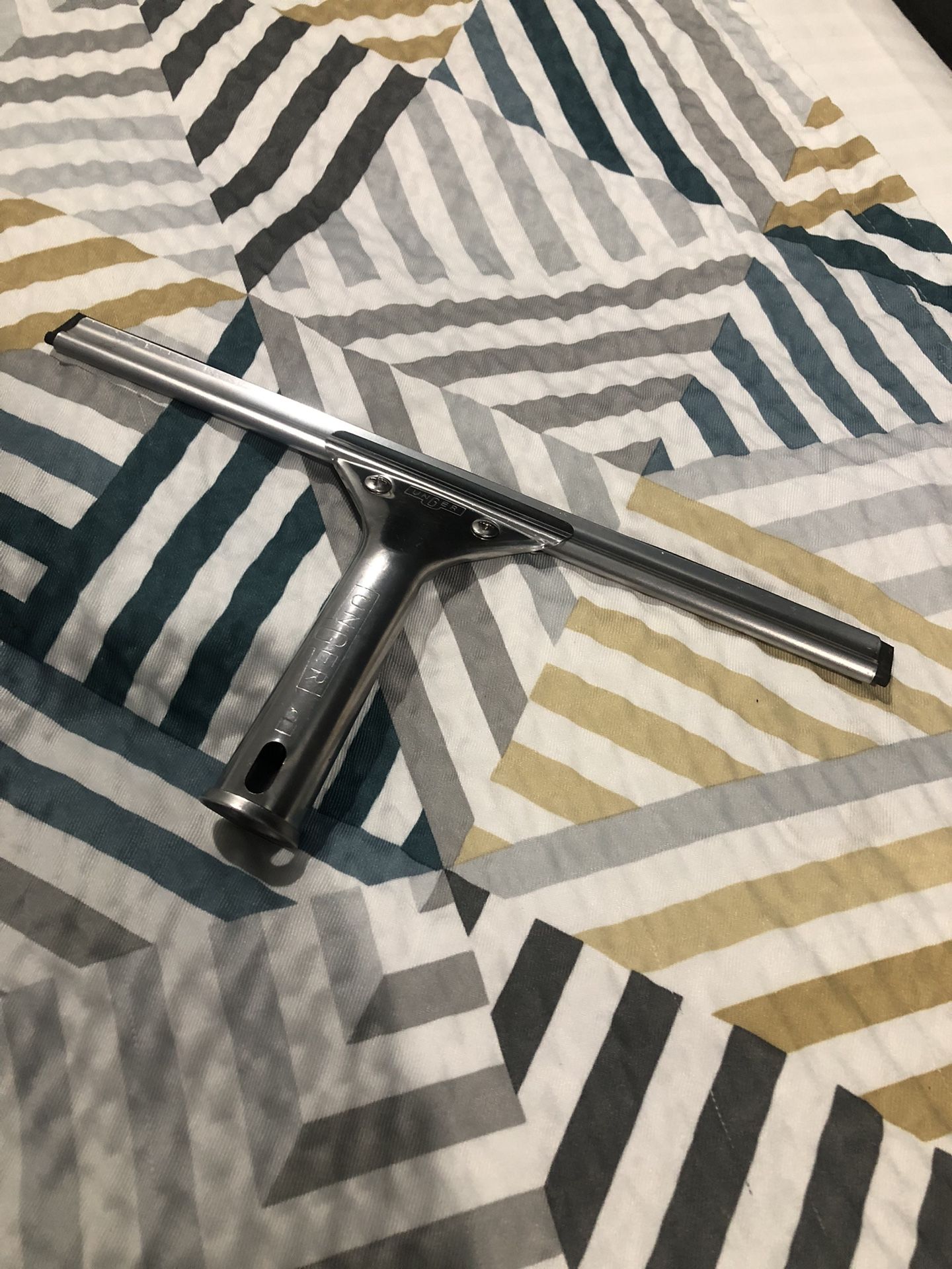 Professional 12” steel window and glass squeegee cleaning office home