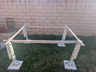 Quilting stand and 4 C clamps