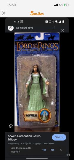 Lord of the Rings Arwen Coronation Gown Action Figure
