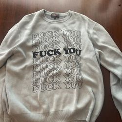 Supreme Light Blue “F* You” Crew Beck 