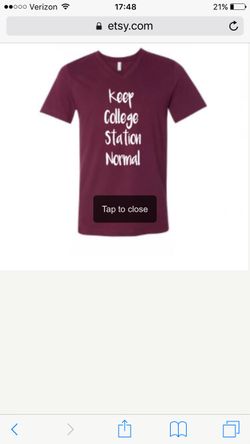 Keep College Station Normal Shirt