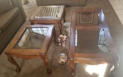 Antique Coffee table and end tables