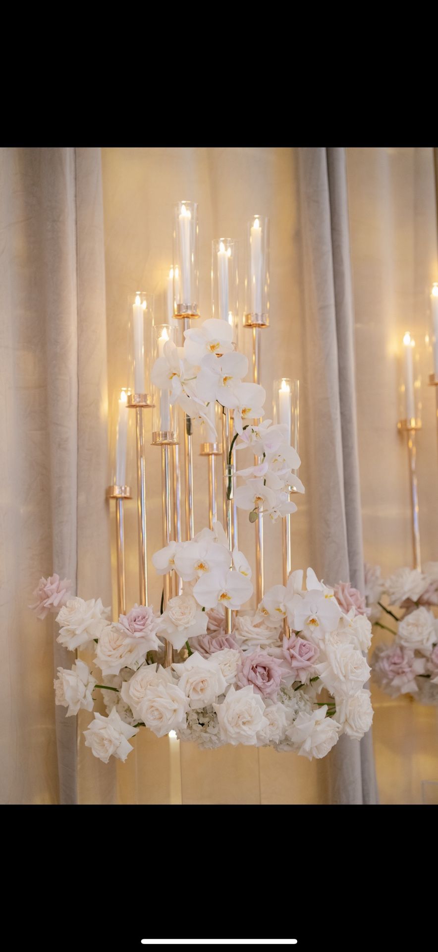 Tall Gold Wedding Candelabras