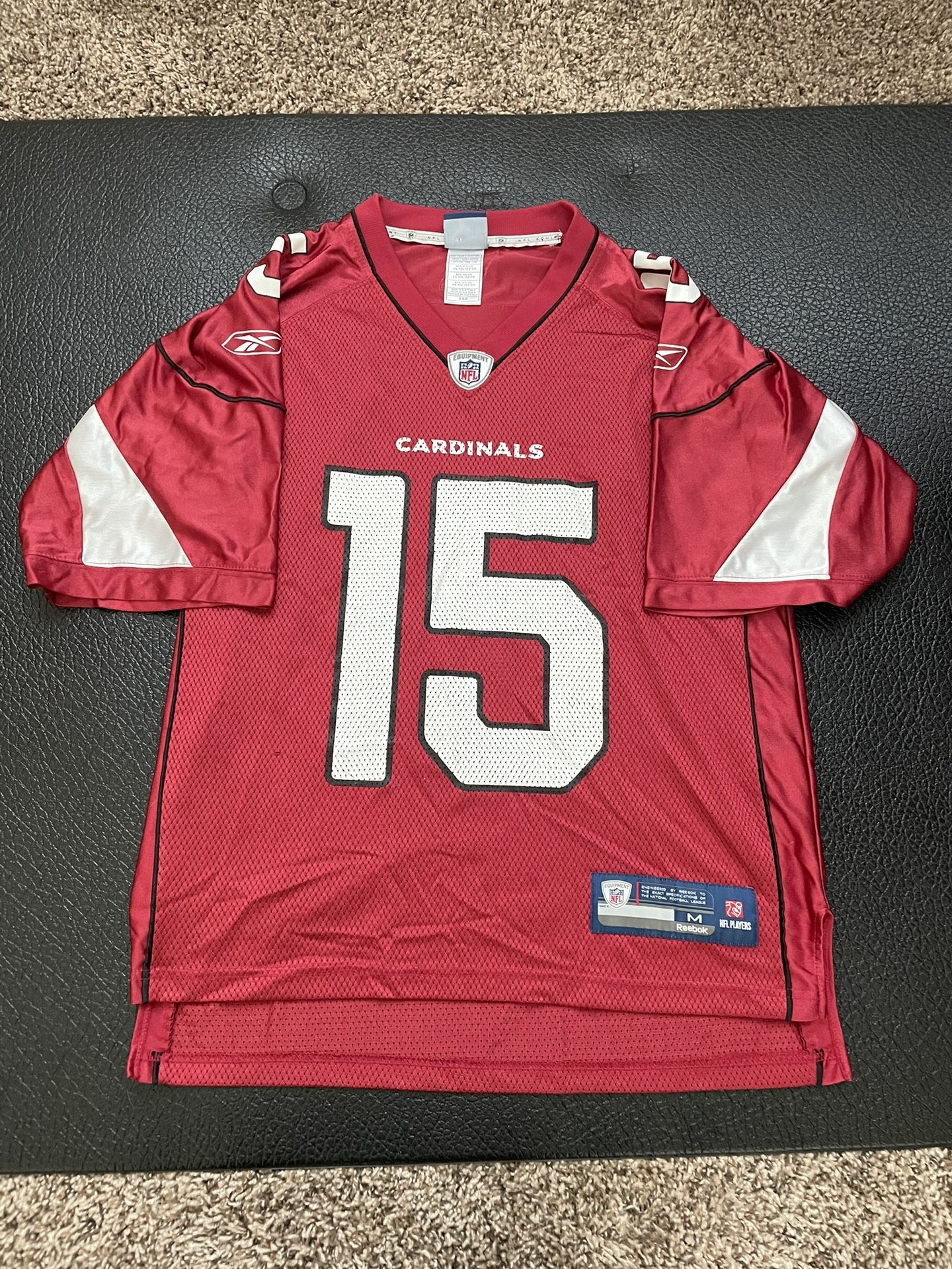 Vintage Reebok NFL Arizona Cardinals Steve Breaston #15 Jersey Size M