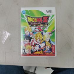 Dragonball Z. Budokai Tenkaichi 3 Nintendo Wii Game 