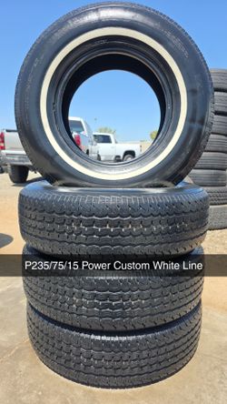 235/75/15 Power Custom White Line