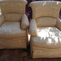 2 Vintage Upholstery Chairs