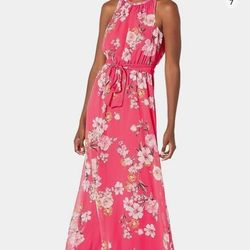Beautiful Nine West  Pleated Bodice Dress With Shirring At Waist  *Shrug Sold Separately 