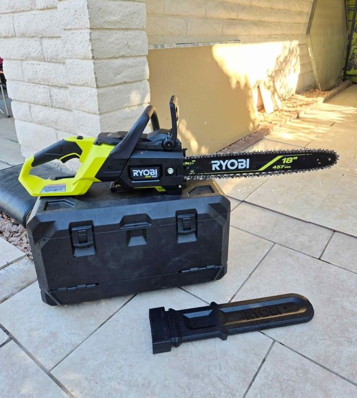 RYOBI 40V HP Brushless 18in. Chainsaw with Hard Case (Tool only)