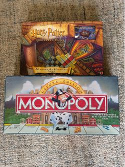 Harry Potter/Monopoly board games - used