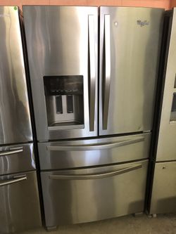 Stainless 4 Door French Door Refrigerator