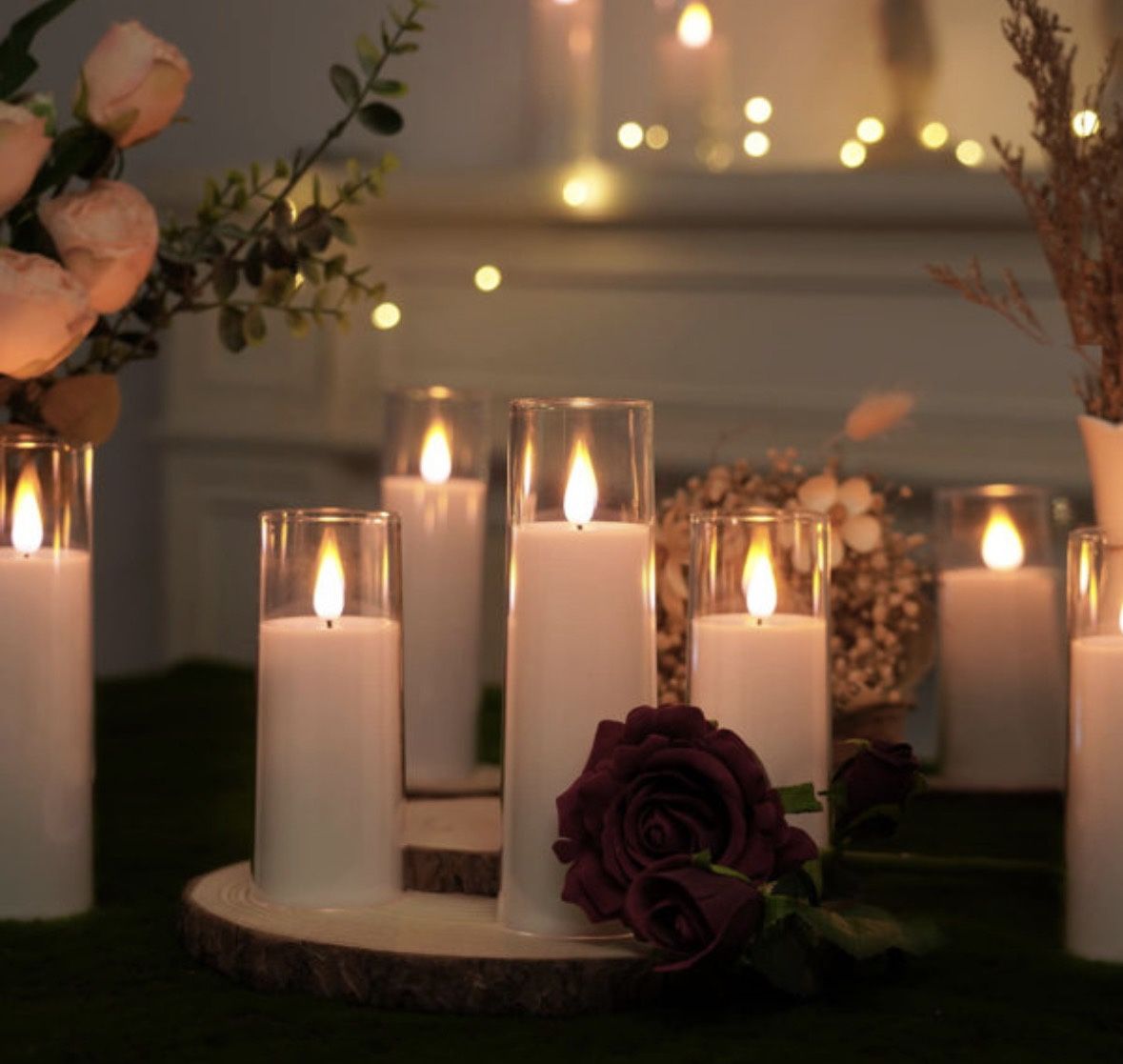 Premium Candle Collection - 150 Flameless LED & Traditional Candles - New & Gently Used