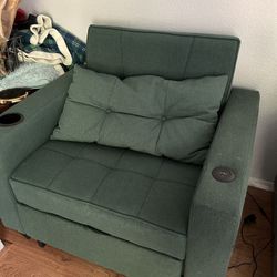 Green Reading Chair 