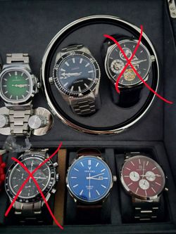12 different mens luxury watches (read ad)