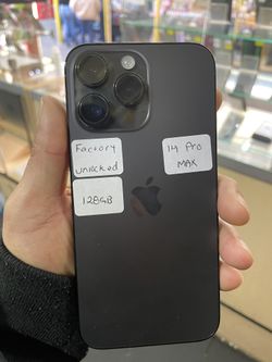 iPhone 14 Pro Max 128gb Black Unlocked