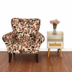 BEAUTIFUL leaf Pattern Arm Chair OBO