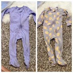 Baby girl 9 months members mark sleeper bundle