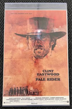 1985 Clint Eastwood Pale Rider 43 3/4" x 27 1/4" Original Movie Poster