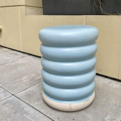 Ceramic Spiral Stool Side Table
