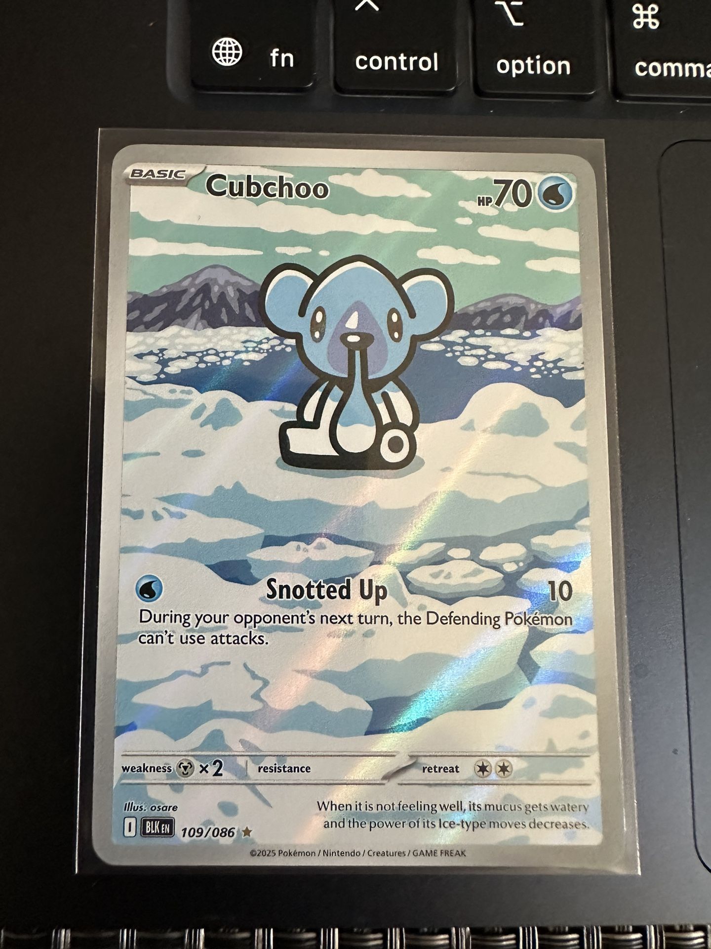 Pokemon “ Cubchoo “ - 109/086