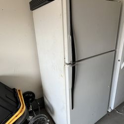 1 Refrigerator w/Freezer And 1 Commercial Freezer