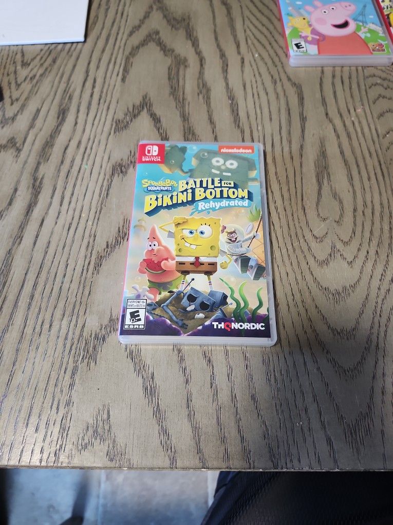 Nintendo Switch SpongeBob Battle For Bikini Bottom Rehydrated