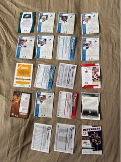 Baseball and football cards