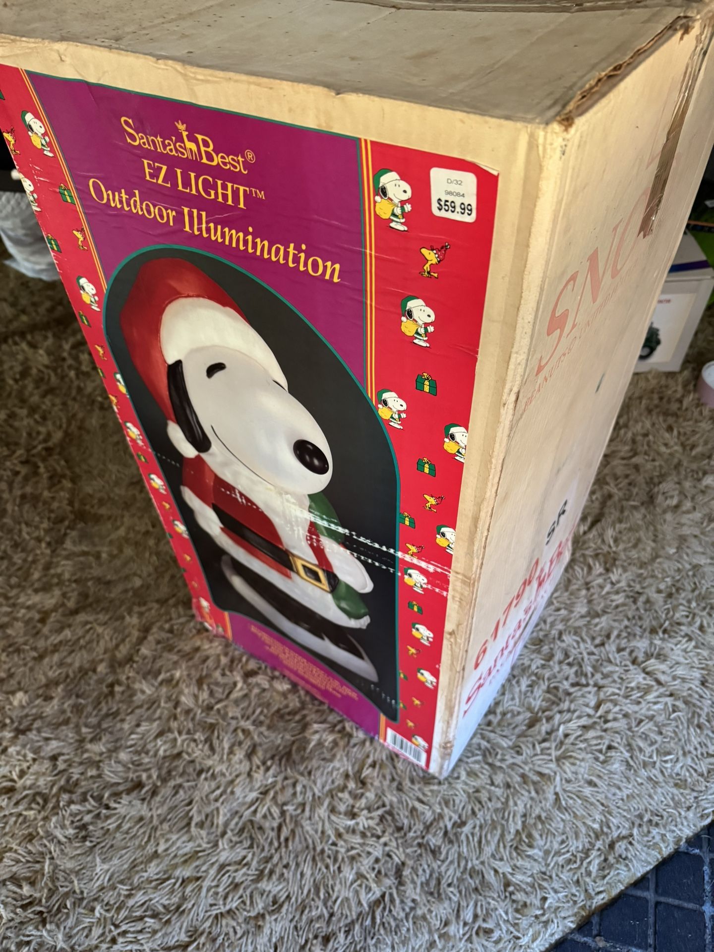 1997 Snoopy Blow Mold Outdoor Light Up