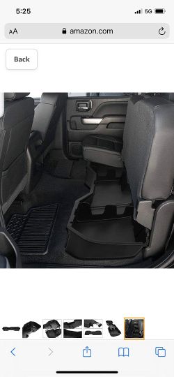 SBOX-002 14-18 CHEVY SILVERADO CREW CAB LIGHT WEIGHT REAR UNDER SEAT CARGO STORAGE CASE ORGANIZER (COPY)