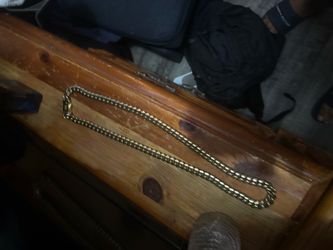 18k gold plated Cuban link