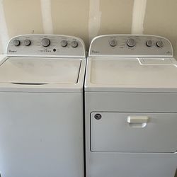 Whirlpool Washer and Dryer (delivery available)
