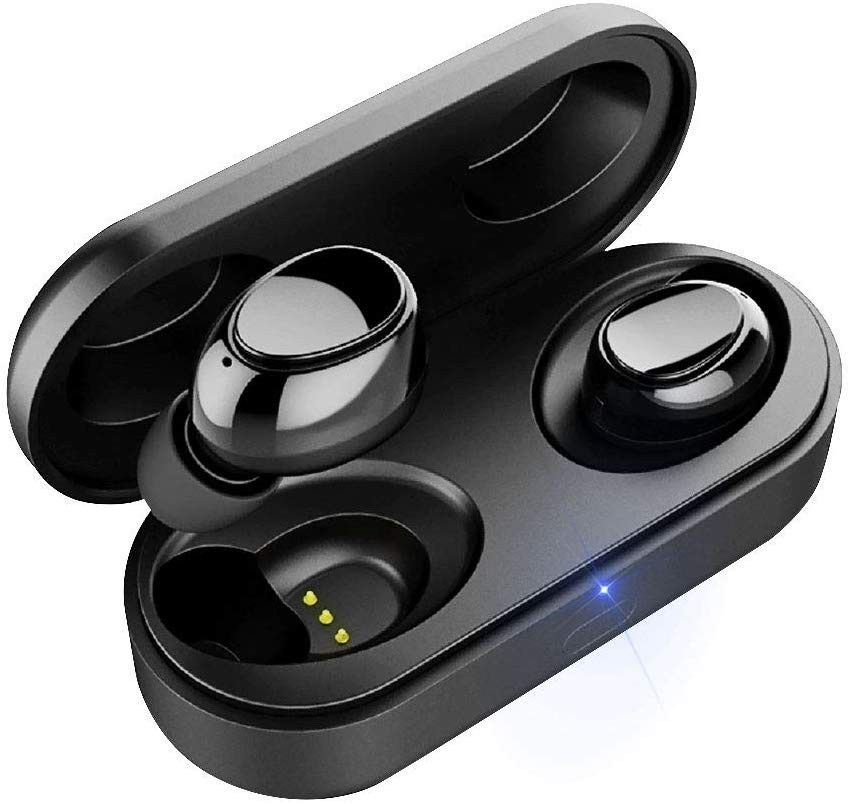 Dettifoss Wireless Ear Buds Bluetooth 5.0 Waterproof Mic 500mAh Charging Case